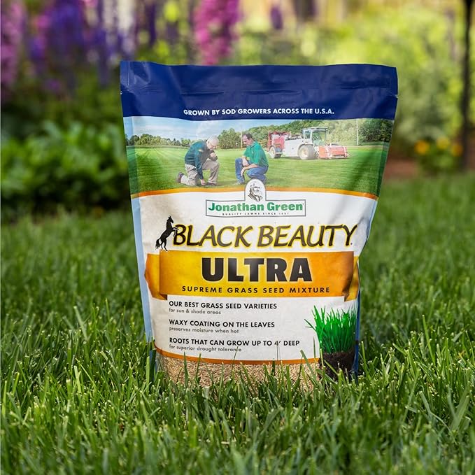 Jonathan Green (10324) Black Beauty Ultra Grass Seed - Cool Season Lawn Seed (50 lb)