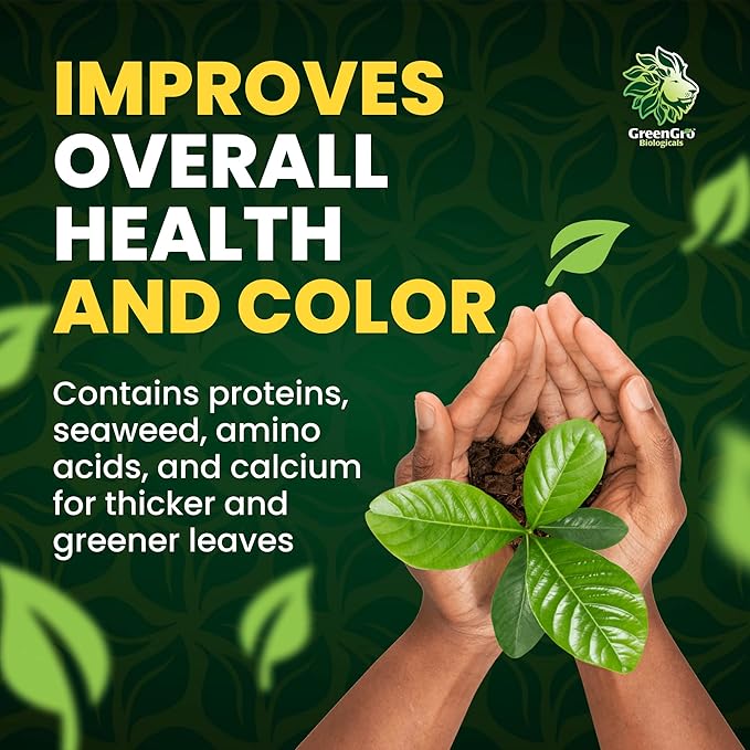 GreenGro Green Aminos, Rooting Stimulator Blend with Amino Acids and Nutrients for Potting Mix, Soils, Cuttings, and Hydroponic Gardens, Organic Plant Food for Indoor and Outdoor Plants