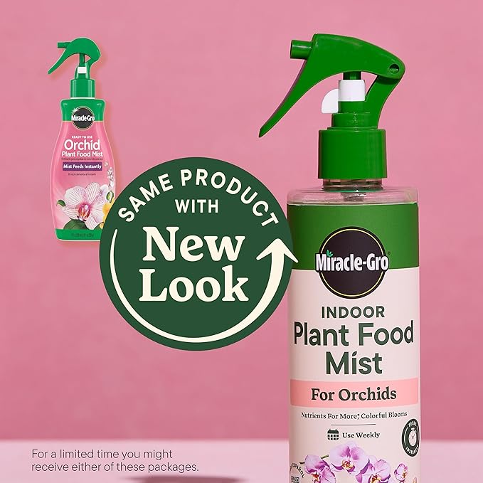 Miracle-Gro Indoor Plant Food Mist for Orchids, Orchid Plant Food, 8 fl. oz. (3-Pack)