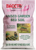 Michigan Peat Company BACCTO Raised Bed Soil with Organic Compost, Manure, & Earthworm Castings for All Plant Types, 1.5 Cubic Feet