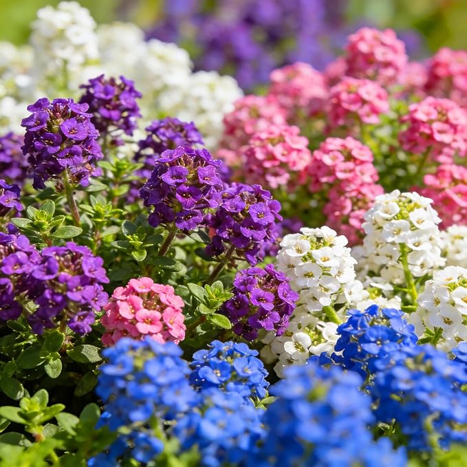 Purple Creeping Thyme Ground Cover Flower Seeds for Planting, 20008pcs Perennial Purple Creeping Wild Thymus Seeds, Non-GMO Heirloom Wild Thymus Serpyllum Flower Plants for Home Garden Outdoors