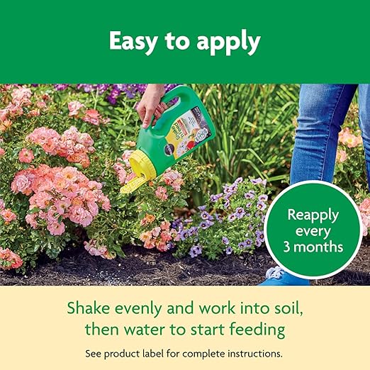 Miracle-Gro Shake 'N Feed All Purpose Plant Food - Outdoor and Indoor Plant Food for In-Ground and Containers, Feeds for up to 3 Months, 4.5 lbs.