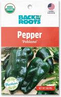Back to The Roots 100% Organic Seed Packet - Chili Pepper 'Poblano' 140mg