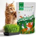 Seedphony Cat Grass Seed Mix – 4 oz Pack with 5,200 Non-GMO Heirloom Seeds for Cats, Barley, Oat, Rye & Wheatgrass for Indoor Growing, Fresh Pet Grass for Digestion & Hairball Control