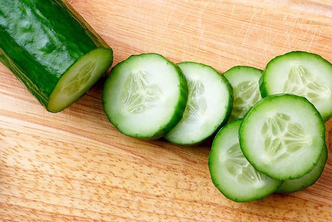30 Beit Alpha Burpless Sweet Cucumber Seeds, Heirloom Non-GMO, Non-Bitter and Acid Free, Crispy and Delicious, Cucumis sativus, from USA
