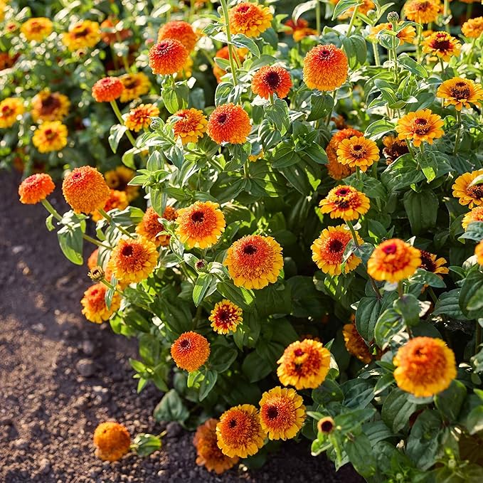 Eden Brothers Zinnia Seeds - Zinderella Zest