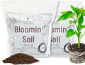 Elm Dirt Premium Bloom Soil - 100% Organic for Outdoor & Indoor Plants | Enhancer for Plant Growth & Healthy Nutrients - Big Bloom Activator, 4 lbs