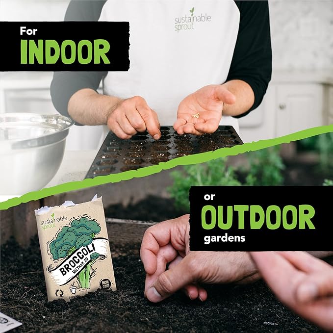 Vegetable Seeds for Planting: 13 Heirloom Veggie Seeds for Planting Home Garden: Tomatoes Lettuce Beets Bell Pepper Zucchini Broccoli Beans Cabbage Cauliflower Onion Cucumber by Sustainable Sprout