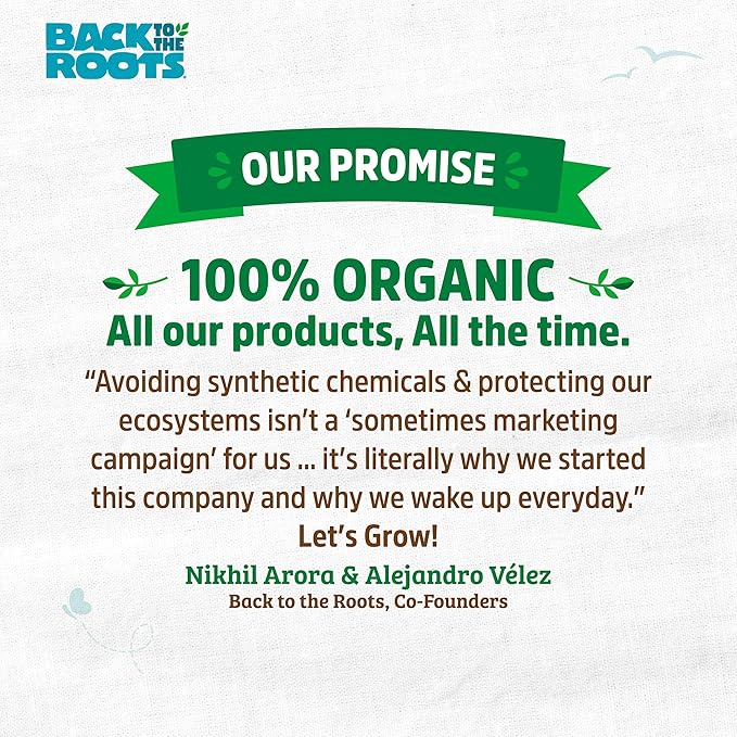 Back to the Roots 25.7qt (1 Cubic ft) Organic Premium Compost