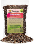 Premium Organic Potting All Purpose Soil - 3 Quart - Seed Starter Soil for Leafy Greens, Tomatoes and Other Seedlings, Seeds and Starts by Gardenera
