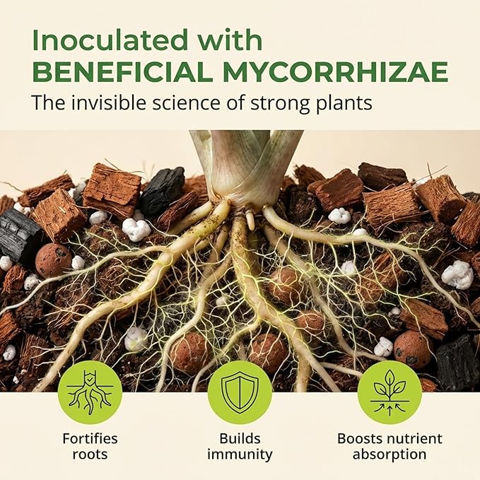Molly's Aroid Mix - Premium Soilless Potting Mix for Houseplants - Fast Draining, Chunky & Easier to Water vs. Soil for Indoor Plants - with Bark, Coco Chips, Worm Castings, Mycorrhizae 10 Dry Quarts