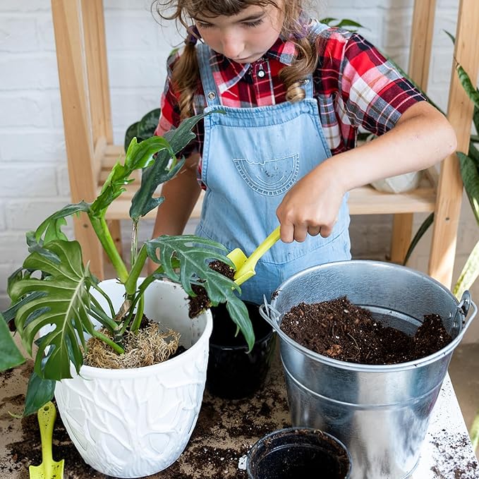 Monstera Potting Soil 10qt - Premium Tropical Blend with Rapid Drainage for Growing and Repotting Monstera Deliciosa (Split-Leaf Philodendron) and Swiss Cheese Plants