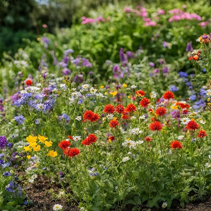 Created By Nature Pennsylvania Wildflower Seed Mix, 15 Flower Varieties, 50,000 Seeds
