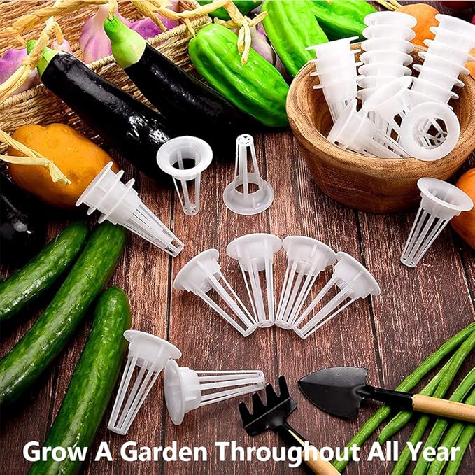50pcs Grow Baskets Replacement for Aerogarden, Seed Pods Baskets Compatible with Grow Sponges and Domes, Plant Growing Containers for Hydroponic Growing System