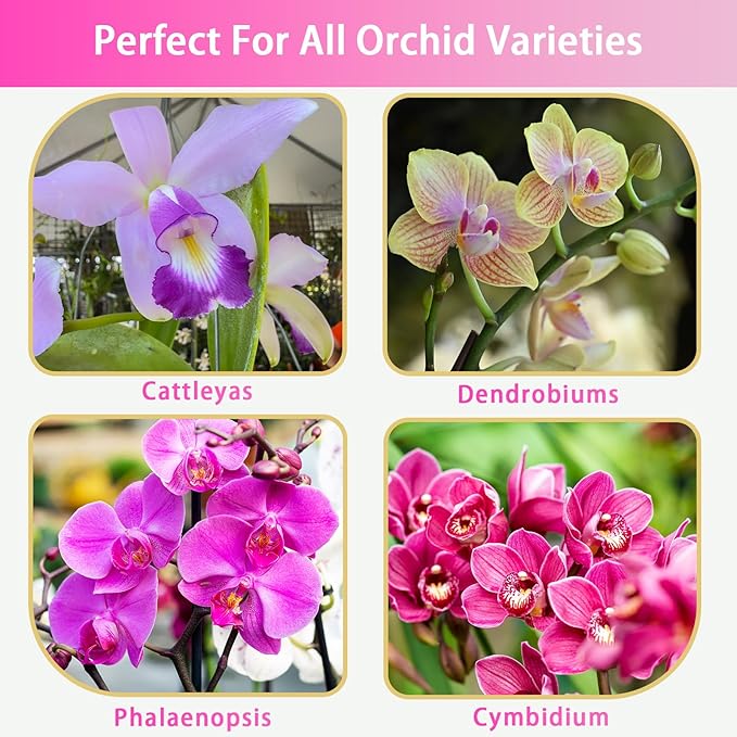 Orchid Potting Mix 1qt，Orchid Soil Composed of Orchid Bark and Perlite，Premium Orchid Medium for Potting, Repotting, Enhanced Drainage, Air Flow & Root Ventilation