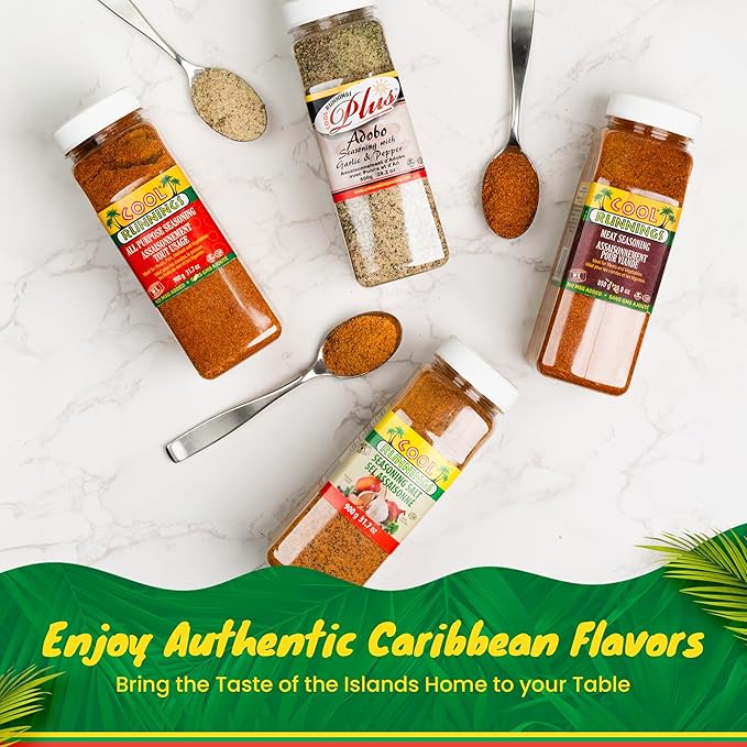 Cool Runnings Adobo Seasoning with Pepper and Garlic 800g – Savory and Aromatic Adobo Spice Blend for Meats, Vegetables, Fish, Seafood and Stews
