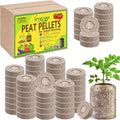 Legigo 100 Pcs 36mm Seed Starter Peat Pellets for Seedlings- Compressed Seed Starter Pods Seed Starting Pellets Plugs Soil Peat Pods for Starting Seeds, Garden Planting Herb Flower Vegetables
