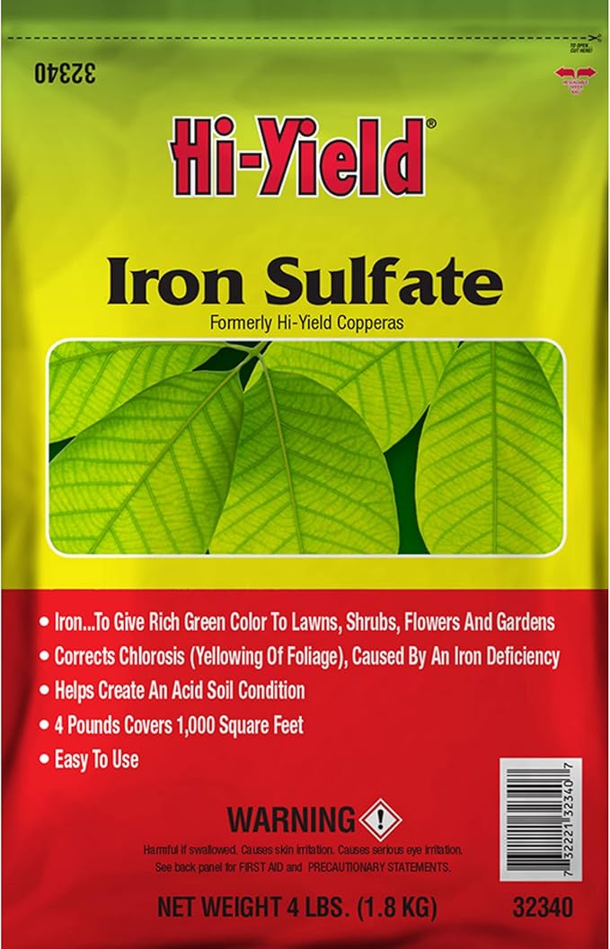 Hi-Yield (32340) Iron sulfate (4 lbs.)