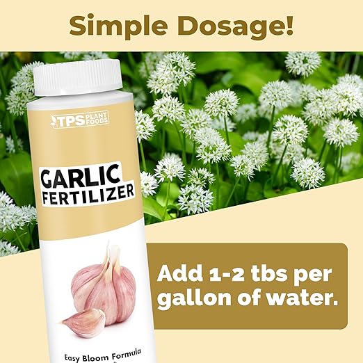 Garlic Fertilizer – Liquid Plant Food for Bigger Bulbs & Strong Root Development, 8 oz