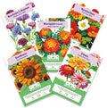 Epic Gardening Flower Garden Seed Collection - 5 Stunning Varieties, Includes Sunflowers, Zinnias, Nasturtiums & More, Brighten Your Garden with Blooms That Attract Pollinators Like Bees & Butterflies