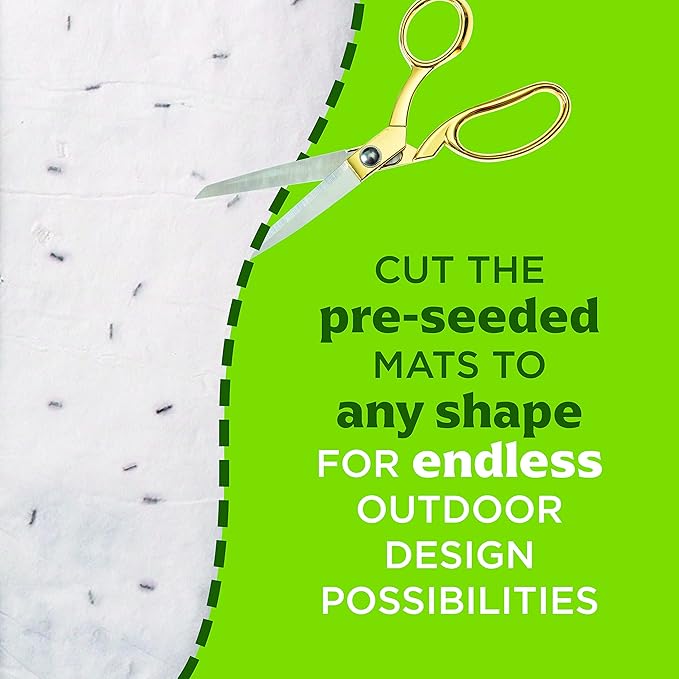 BloomingBulb Seed Mat - Easy to Plant and Grow Garden Seeds - Creates Fragrant, Vibrant Flower Garden (Sunflower Garden) (Pack of 2)