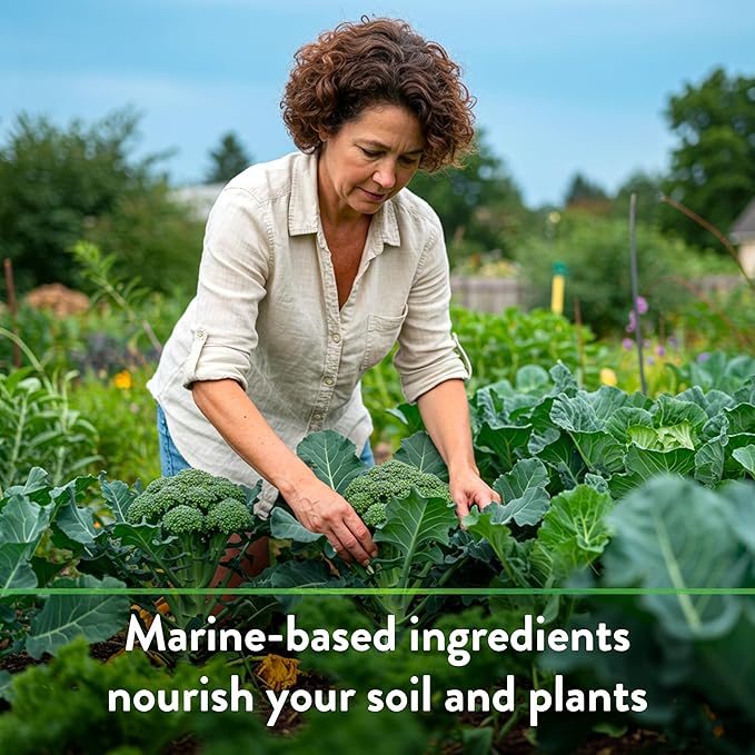 Down To Earth All Natural Fertilizers Organic Bio-Fish - Plant Food for Corn, Broccoli, Kale, Trees and Shrubs 7-7-2, 5 lb