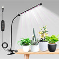 iPower LED Grow Lights with Full Spectrum Plant Growing Lamp for Indoor Plant, 3 Modes Timing Function, 1 Tubes, White
