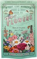 Bulk Wildflower Seeds - California Pollinator Mix – 1/4 LB (~160,000 Seeds) – Non-GMO Annual & Perennial Flower Blend – Native Blooms for Landscaping, Bees, Bouquets