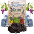 Legume Powder Inoculant - Cover Crop Seed Inoculant for Legume Seeds - .25 Oz Bag - Powder Rhizobia Inoculant for Cover Crop Hairy Vetch, Lentil Seeds, Fava Beans, Broad Bean, Garden Pea & Field Peas