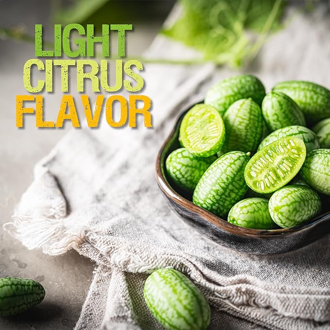 Seed Needs Cucamelon Seeds/Lemon Cucumber Seeds for Planting - Non-GMO, Heirloom & Untreated Vegetables - Grow a Home Grown Outdoor Vegetable Garden (2 Pack Collection)