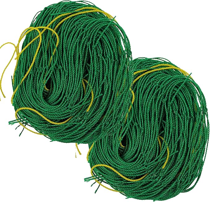 2Pack 5.9Ft x 8.86Ft Garden Plant Trellis Plant Climbing Net Nylon Garden Netting for Cucumber, Vine, Fruits, Vegetables Tomato Climbing Vining