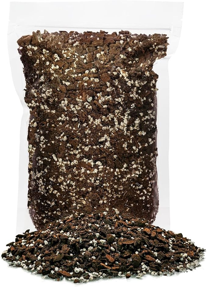 Premium Monstera Soil Mix by Gardenera - Perfect Drainage and Moisture Retention for Swiss Cheese Plant (1 Quart)
