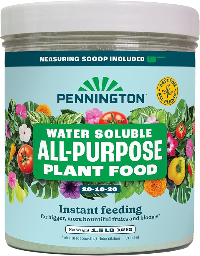 Pennington Water Soluble All Purpose Plant Food 20-10-20-1.5 lb