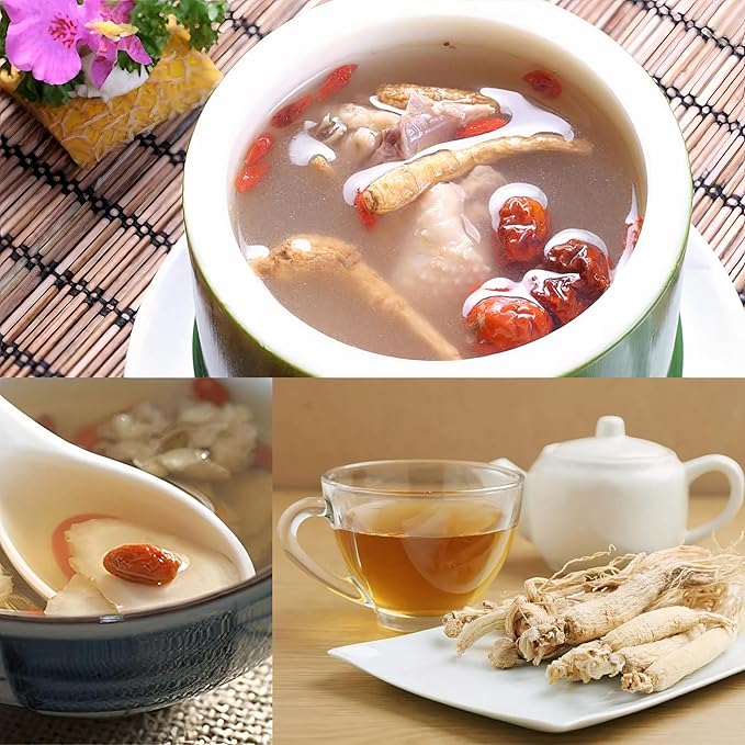 1 Box of American Wisconsin Ginseng Super Long Jumbo Root (4oz) Performance & Mental Health for Men & Women