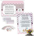 Mommy to Bee Seed Packets | Girl or Boy Baby Shower Favors for Guests | 20 Wildflower Seeds Packets | Pre-Filled | Bouquet Wildflower Mix | Non-GMO Seeds | Gender Neutral | Oh baby | Gifts (Girl Pink)