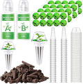 162 pcs Seed Pod Kit for Aerogarden, Grow Anything Kit for Hydroponics, Hydroponics Supplies with 40 Grow Sponges, 40 Grow Baskets, 40 Pod Labels, 40 Grow Domes, 1 A&B