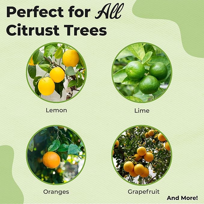 Citrus Tree Potting Soil by Perfect Plants | Organic Premium Mix | Use with Lemon Trees, Lime Trees, or Other Citrus Plants (8qt)