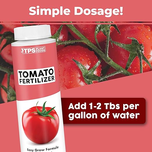 TPS NUTRIENTS Tomato Fertilizer for Tomato and Vegetable Gardens, Liquid Plant Food 8 oz (250mL)