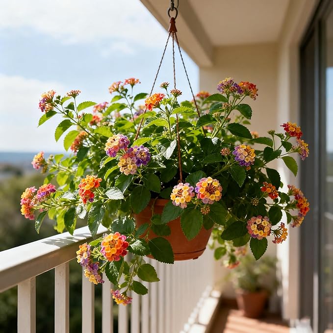 300+ Lantana Flower Seeds for Planting, Mixed Color Lantana Flower Seeds to Plant, Beautiful Lantana Flower Seed for Garden Yard Potted Decoration