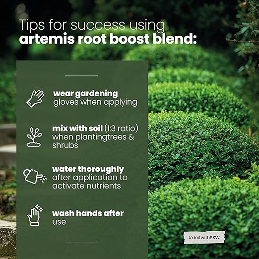 Soil Seed & Water Artemis Root Boost Organic Soil Amendment – Concentrated Fertilizer for Trees, Shrubs & Deep Root Growth - OMRI Listed Organic Fertilizer