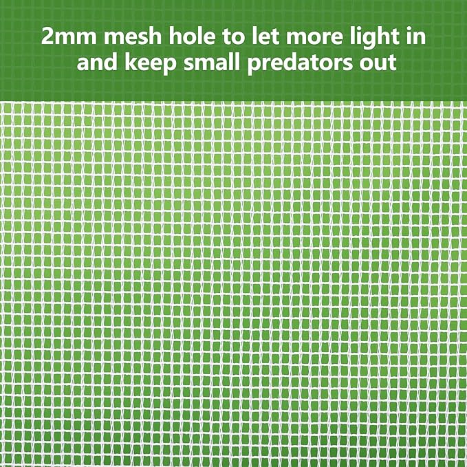 36" Outdoor Mesh Plant Enclosure, Plant Cover for Pests, Bird and Pest Protection Guard for Fruit, Vegetables, Flowers and Herbs Pop-Up Cage 24 x 24 x 36 Inches