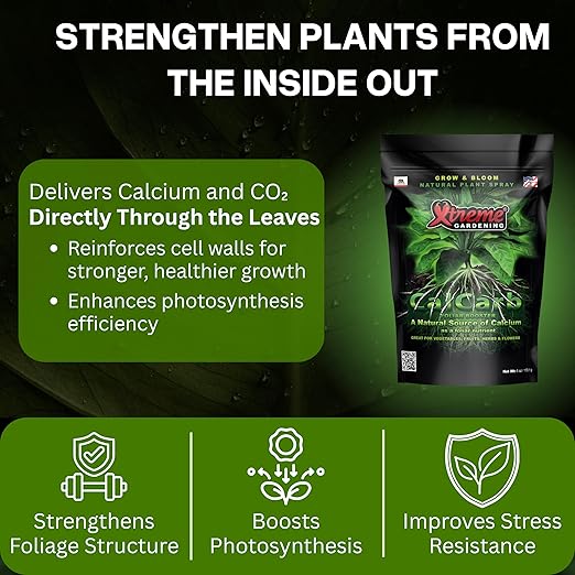 Xtreme Gardening CalCarb Calcium Foliar Spray — Supports Photosynthesis, Stress Resistance & Prevents Blossom End Rot — for Indoor & Outdoor Plants, 6 oz