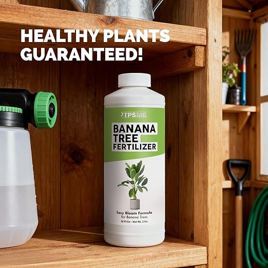 Banana Tree Fertilizer – Liquid Fertilizer for All Banana Tree Varieties, Supports Growth & Fruiting, 1 Gallon
