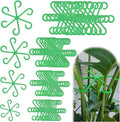 Plant Stem Support - 32pcs Plastic Climbers Stem Holders,Reusable Plants Holder Hook for Indoor Home Garden Healthy Growth Home Garden