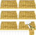 600 Pieces 1'' Rockwool Cubes for Hydroponics, Rock Wool Planting Cubes with 10 Plant Name Tags Rockwool Starter Plugs Mini Blocks for Soilless Cultivation Seedlings Cutting