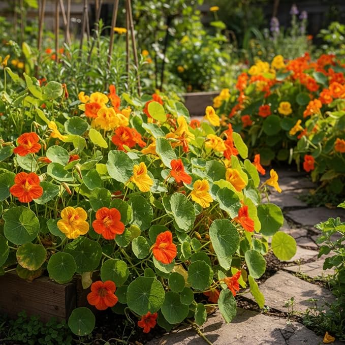 Nasturtium Seeds for Planting, Pak of 360 Nasturtium Flower Seeds for Planting