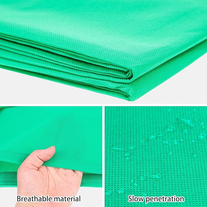 Homimp Plant Covers Freeze Protection, 4 Pack Frost Covers with Zipper Drawstring (31.5" x 47.3") Plant Protection Cover Bags for Outdoor Winter Frost Cold Weather Shrubs Trees Jacket Covers(Green)