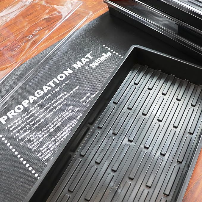 SunBlaster Super Germination Station Includes Reusable Seed Starting Trays, Heat mat, 2" Vented Domes, Indoor Seed Starter kit