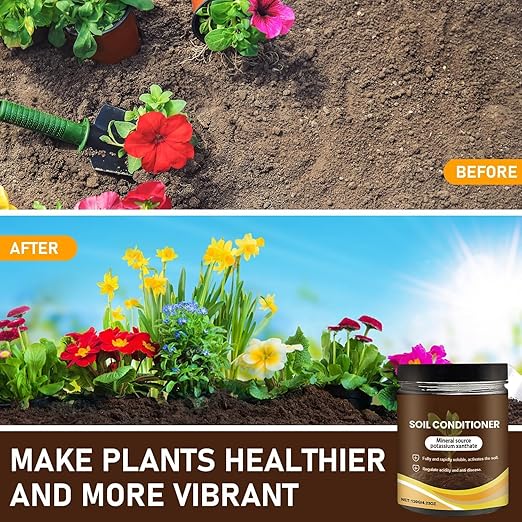 Soil Activators,Organic Soil Activators and Plant Fertilizers,Garden Beds for Cultivation,Potting Mix and Seedling Compost, Promoting Plant Rooting 60g（ 2PCS）