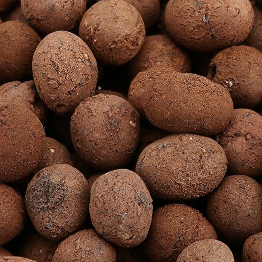 HOZEON 12LBS Natural Clay Pebbles, Expanded Clay Pebbles Hydroponic Rocks, Small LECA Clay Pebbles for Plants, Hydroponic Gardening, Orchids, Drainage, Decoration